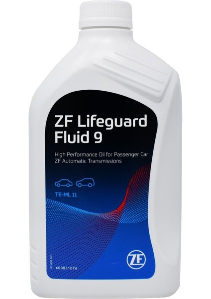 Zf Lıfeguard 9 Atf Otomatik Şanzıman Yağı 1 Lt