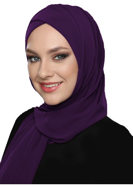 Şallı Takmatik Sade Hazır Türban Tesettür Bone Namaz Örtüsü