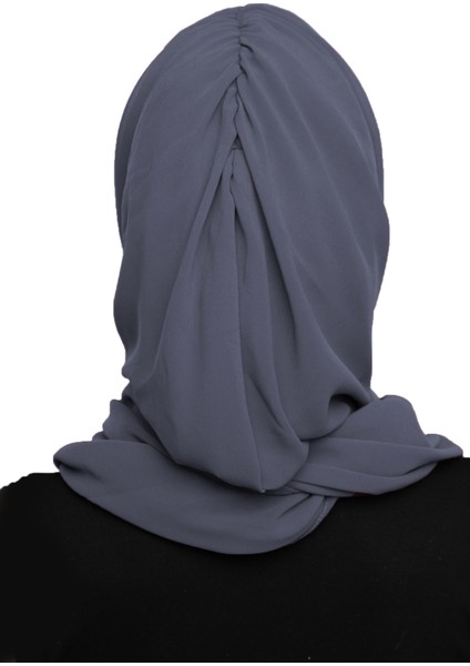 Şallı Takmatik Taşlı Hazır Türban Tesettür Bone Namaz Örtüsü