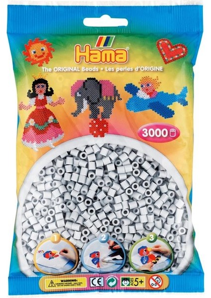 Midi Boncuk 3.000'LIK - Açık Gri fiyatları