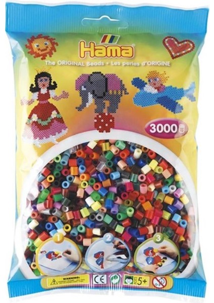 Hama Midi Boncuk 3.000'lik - 48 Renk