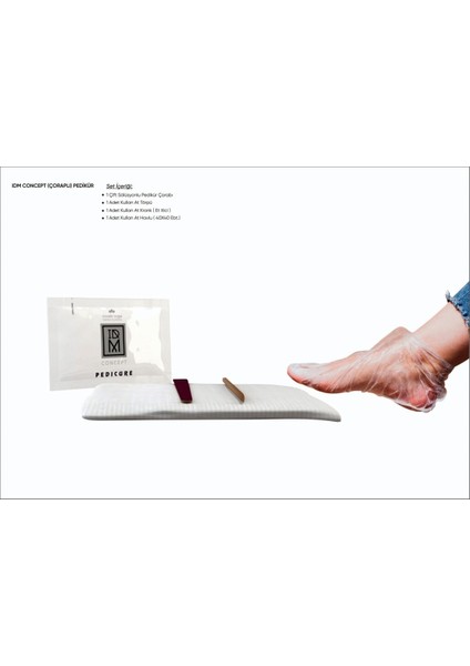 10 Adet Concept Pedicure / Pedikür Çorabı