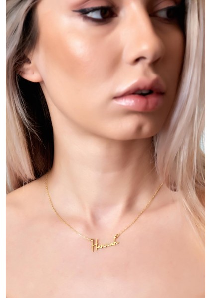 El Yazısı İsimli Kolye 925 Ayar Kadın Gümüş Kolye fiyatları