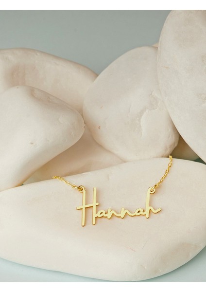 El Yazısı İsimli Kolye 925 Ayar Kadın Gümüş Kolye fırsatları