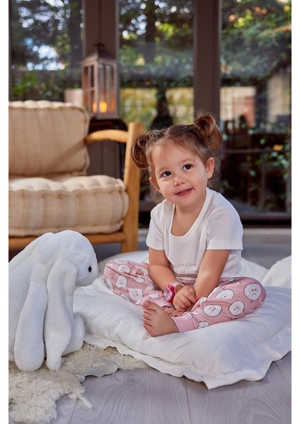 Kız Çocuk Kısa Kollu Pijama Takımı