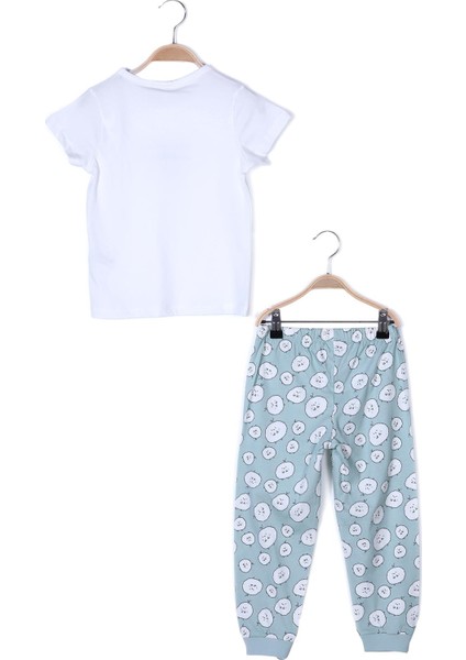 Kız Çocuk Kısa Kollu Pijama Takımı