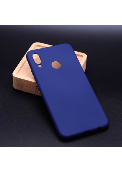 Huawei P20 Lite Kılıf Soft Mat Premier Case Lacivert