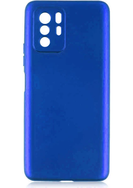 Xiaomi Poco X3 Gt Kılıf Soft Mat Premier Case Saks Mavi