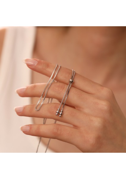 925 Ayar Gümüş Küp Zincir Asansörlü Tasarım Dorika Kolye fırsatları