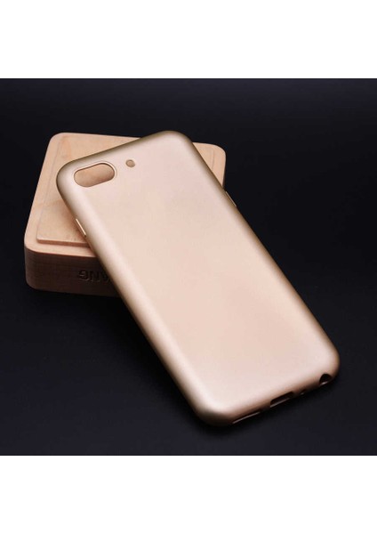 Asus Zenfone 4 Max ZC520KL Kılıf Soft Mat Premier Case Gold