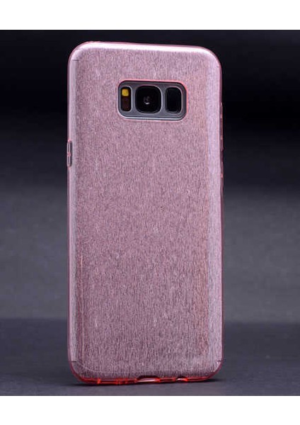 Samsung Galaxy S8 Plus Kılıf Simli Parlak Shining Kapak Rose Gold