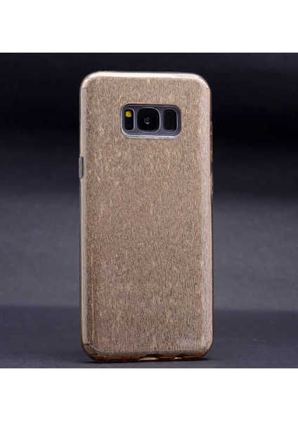 Samsung Galaxy S8 Plus Kılıf Simli Parlak Shining Kapak Gold