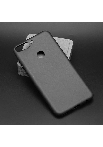 Huawei Y7 2018 Kılıf Soft Mat Premier Case Siyah