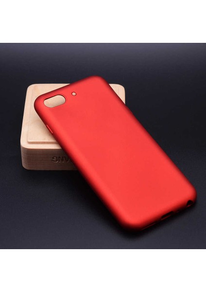 Asus Zenfone 4 Max ZC520KL Kılıf Soft Mat Premier Case Kırmızı