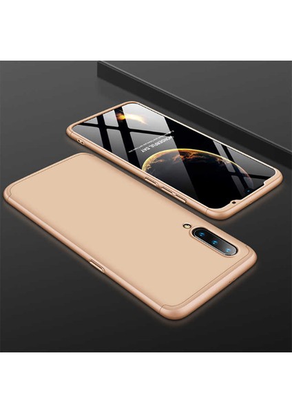Xiaomii Mi 9 Kılıf Ays Kapak Gold