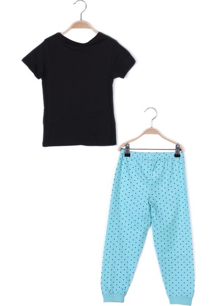 Kız Çocuk Kısa Kollu Pijama Takımı