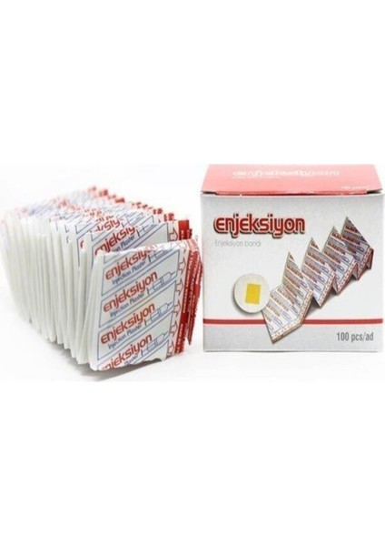 Seyitler Enjeksiyon Bandı Yuvalak 2.5cmx2.5cm - 20 Paket