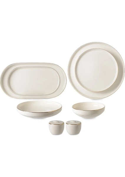 55 Parça Toledo Altın Yemek Takımı