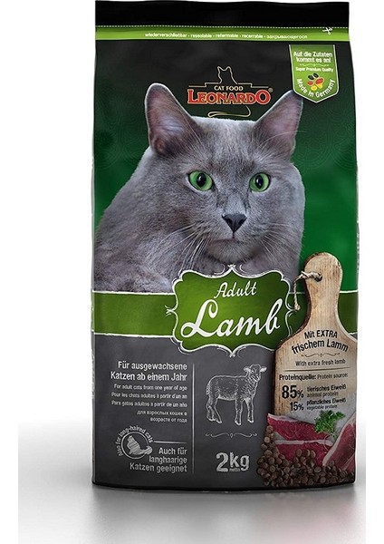 Adult Lamb 2 kg – Yetişkin Kediler Için Kuzu Etli Kedi Kuru Maması