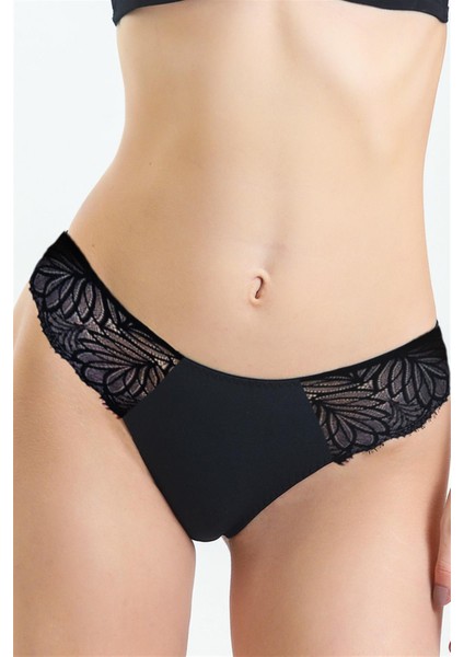 185 Kadın Dantelli Sting Külot-Siyah fiyatları