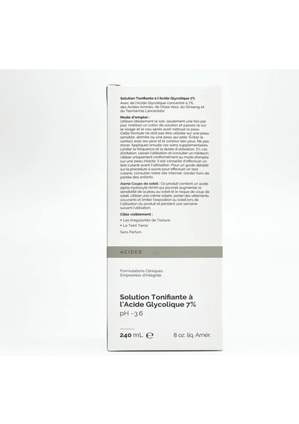 Glycolic Acid 7% Toning Solution 240ML indirimleri