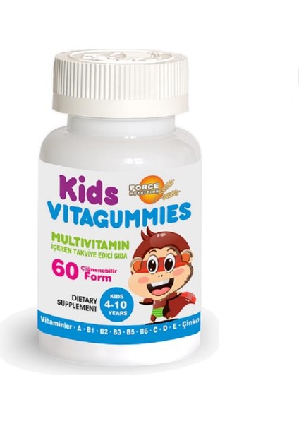 Kids Vitagummies 60 Çiğneme Tableti