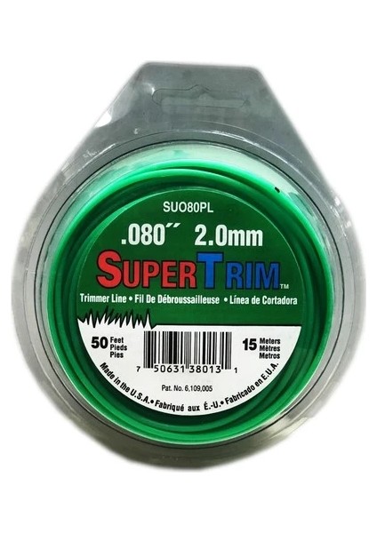 Elektrikli Tırpan Misinası 2,0 mm 15 M