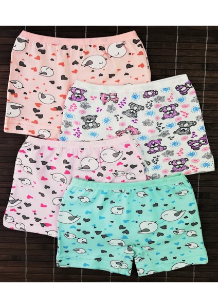 Kız Çocuk Desenli Boxer 2 Adet - Karışık Renk / Karışık Desen modelleri