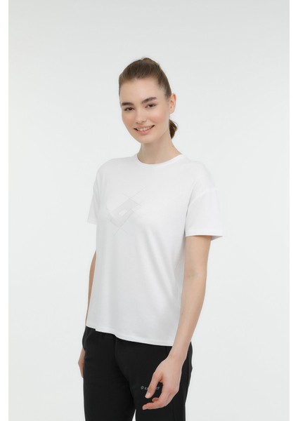 Wl Carla-B 11-910961 3fx Beyaz Kadın Kısa Kol T-Shirt