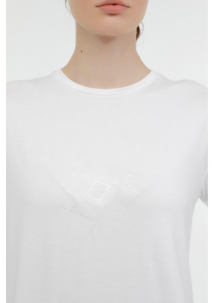 Wl Carla-B 11-910961 3fx Beyaz Kadın Kısa Kol T-Shirt fırsatları