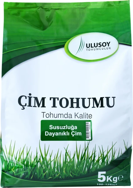 Ulusoy Tohumculuk Susuzluğa Dayanıklı Çim Tohumu 5kg