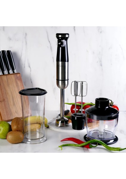 Blender Set Inox Black