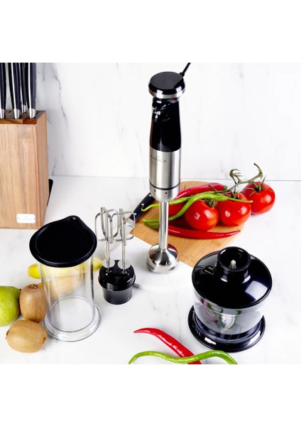 Blender Set Inox Black