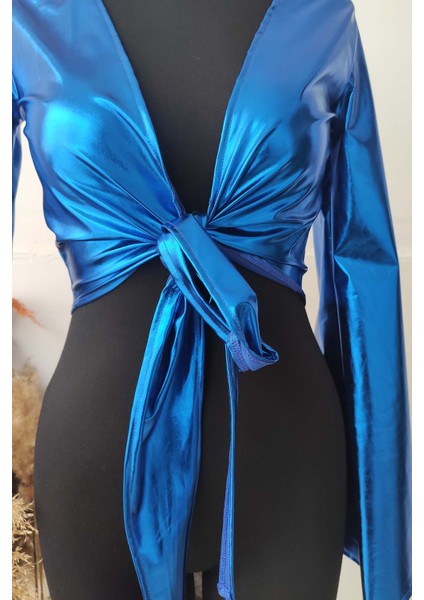 Saks Anvelop Crop Bluz - Parti Dans Tango Bluzu modelleri