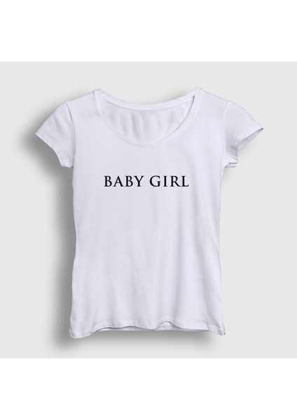 Kadın Beyaz Baby Girl T-Shirt