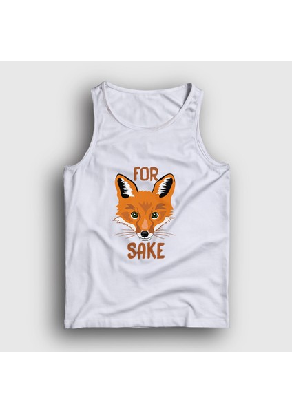 Unisex Beyaz For Fox Sake Tilki Atlet