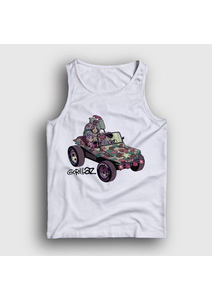 Unisex Beyaz Geep Gorillaz Atlet