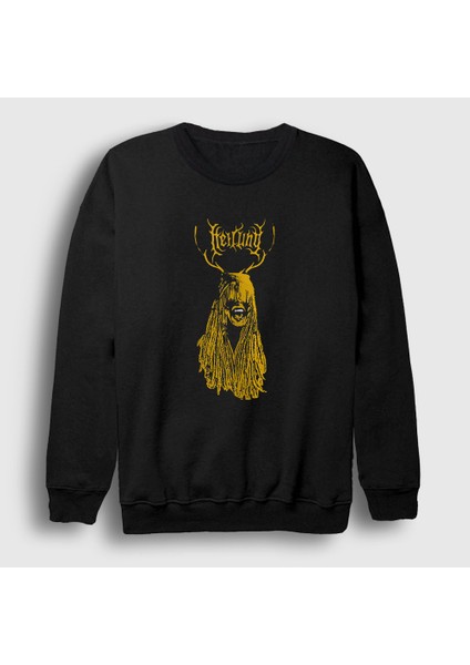 Unisex Siyah Maria Franz Heilung Sweatshirt