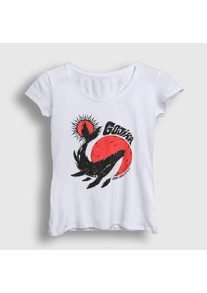 Kadın Beyaz Mars To Sirius V3 Gojira T-Shirt