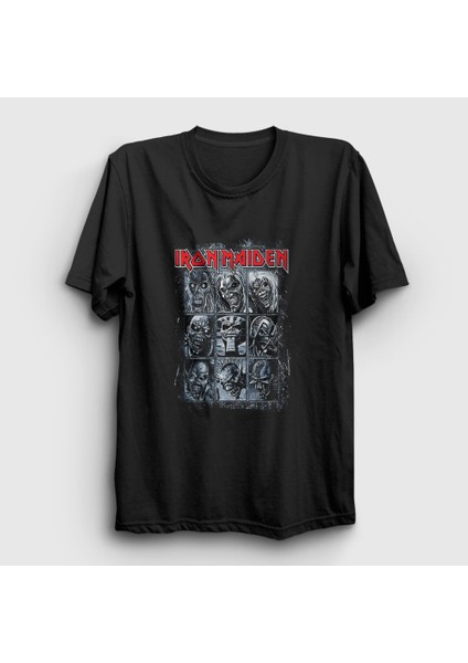 Unisex Siyah Mummy V2 Iron Maiden T-Shirt