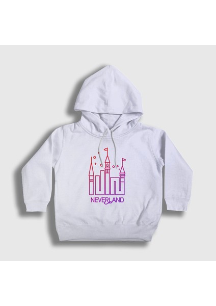 Unisex Çocuk Beyaz Neverland K-Pop G I Dle Kapüşonlu Sweatshirt
