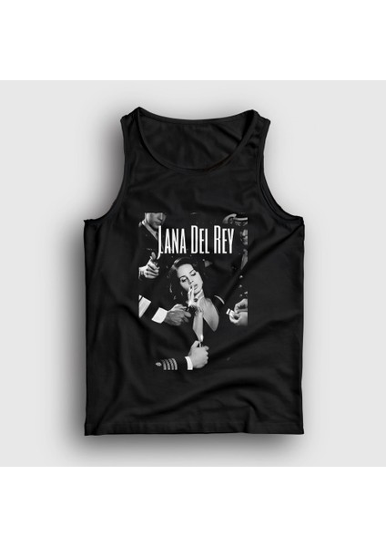 Unisex Siyah Smoke Lana Del Rey Atlet
