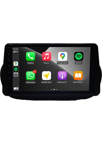 Avaydel Fiat Fiorino Uyumlu Android Carplay Multimedya 2005-2022 8GB Ram + 128GB Hafıza