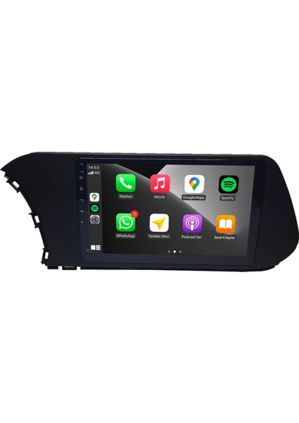 Hyundai I20 Android Carplay Multimedya 2021-2022 4gb Ram + 64GB Hafıza + 8 Çekirdek