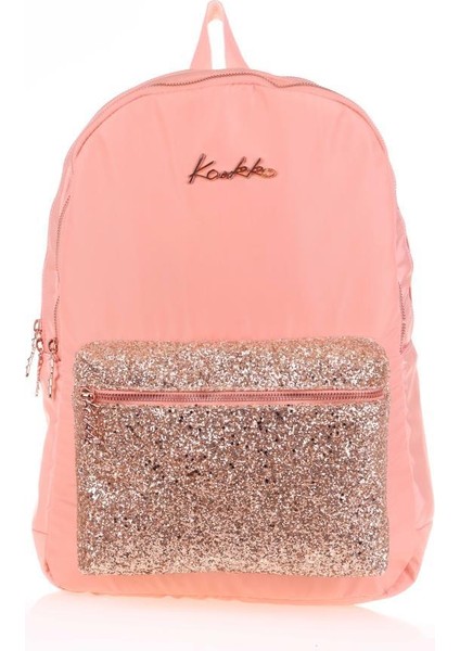 Bright Sırt Çantası Taşlı Somon K1520