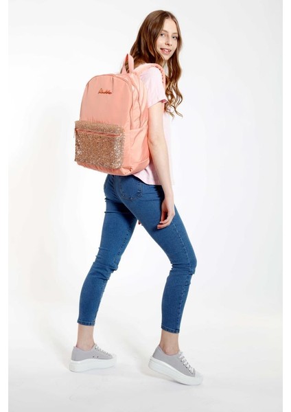 Bright Sırt Çantası Taşlı Somon K1520 fırsatları