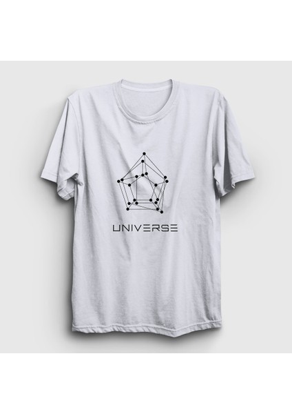 Unisex Beyaz Universe K-Pop Pentagon T-Shirt