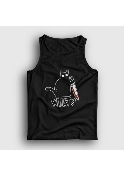 Unisex Siyah What Cat Kedi Atlet