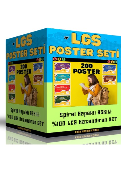 LGS Poster Seti %100 Kazandıran Posterler