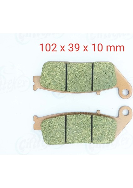 Ön Fren Disk Balatası FA196 Honda Nc 750-CB 250 Two Fifty-Nv 400 Shadow Slasher-Vtx 1300